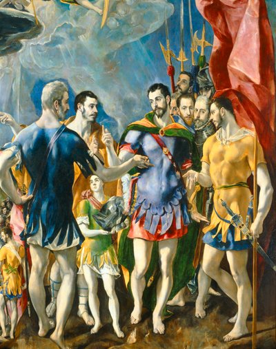 Het legioen van Thebanen door El (1541-1614) Greco