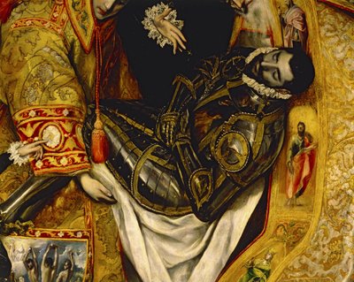 De begrafenis van de graaf van Orgaz door El (1541-1614) Greco