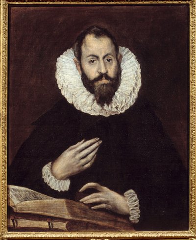 Portret van een man door El Greco