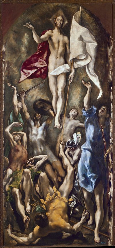 De opstanding van Christus door El Greco