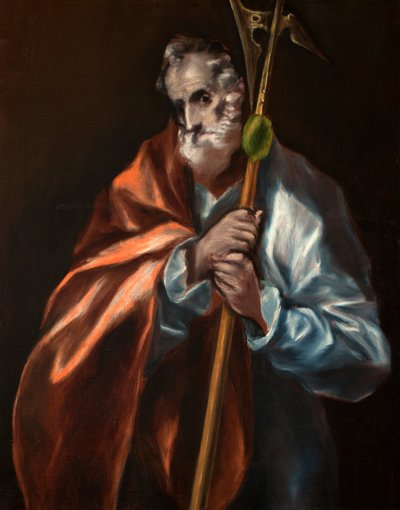 Spaans: San Judas Tadeo Apostel St Thaddeus (Judas) door El Greco