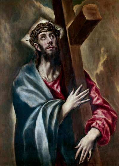 Christus draagt het kruis, ca. 1602 door El Greco