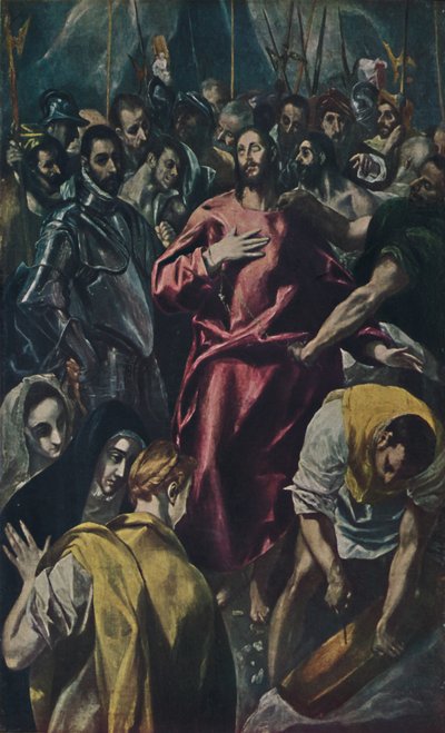 Espolio Entkleidung Christi., Ontkleding van Christus, c1577-1579 door El Greco