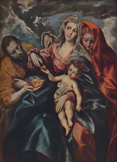 Heilige Familie, ca. 1590, 1938 door El Greco