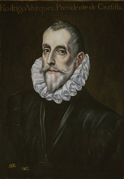 Portret van Rodrigo Vázquez de Arce door El Greco