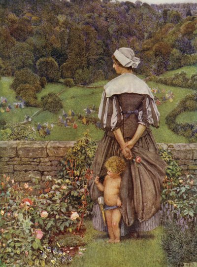 Een klopjacht op Cupido door Eleanor Fortescue Brickdale