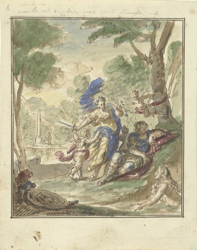 Armida en Rinaldo door Elias van Nijmegen