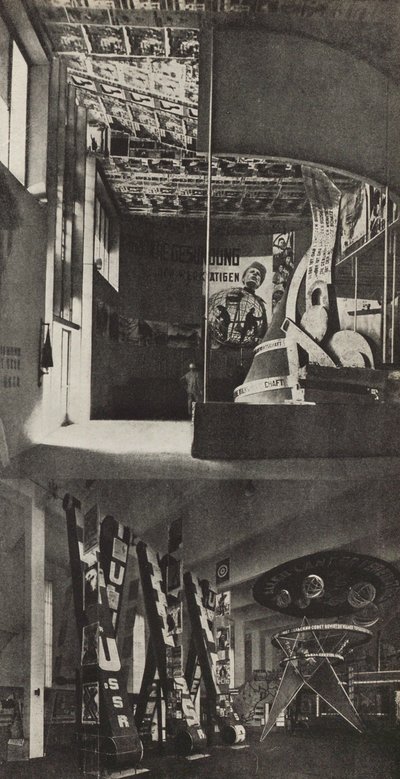 Sovjetpaviljoen op de Internationale Pers Tentoonstelling, Keulen, 1933 door Eliezer Markowich Lissitzky