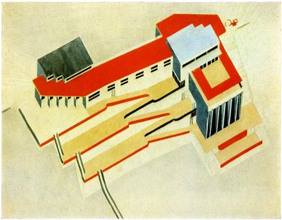 Yacht Club door Eliezer Markowich Lissitzky