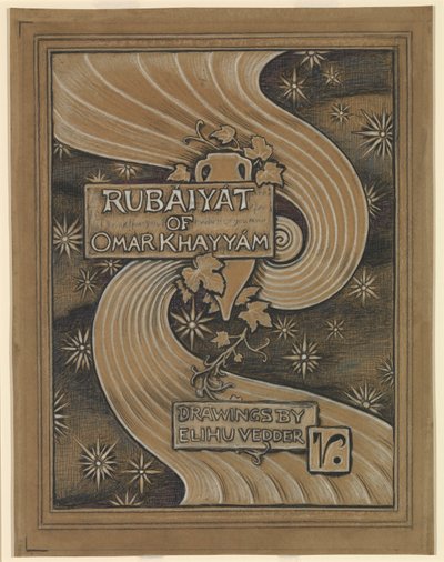 (Illustratie voor Rubáiyát van Omar Khayyám) Omslag door Elihu Vedder