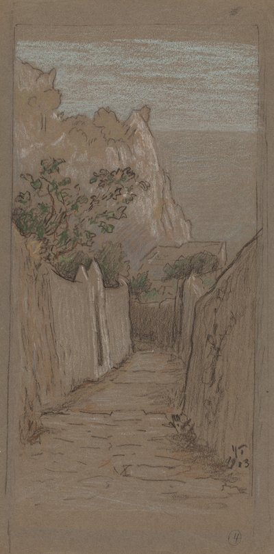 Capri door Elihu Vedder