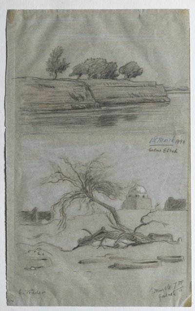 Nijl door Elihu Vedder