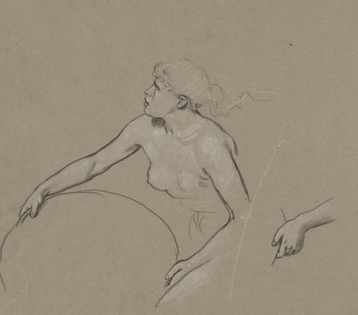 Studies voor Figuur van de Lente door Elihu Vedder