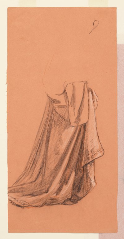Studie voor "Huwelijksprocessie" door Elihu Vedder