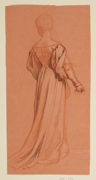 Studie voor "Huwelijksprocessie" door Elihu Vedder