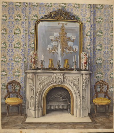 Deel van een salon, ca. 1938 door Elisabeth Fulda