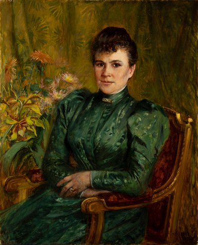Anna Kjöllerfeldt, geboren Sinebrychoff (1854-1943) door Elisabeth Keyser