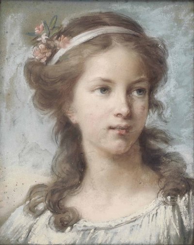 Portret van een jong meisje door Élisabeth Louise Vigée Le Brun
