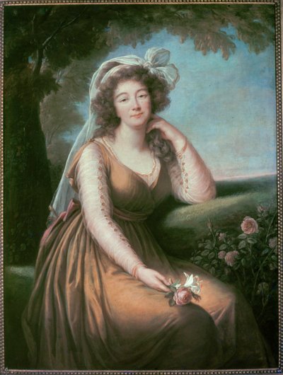 Gravin Marie Dubarry, maîtresse van Louis XV door Elisabeth Louise Vigee-Lebrun