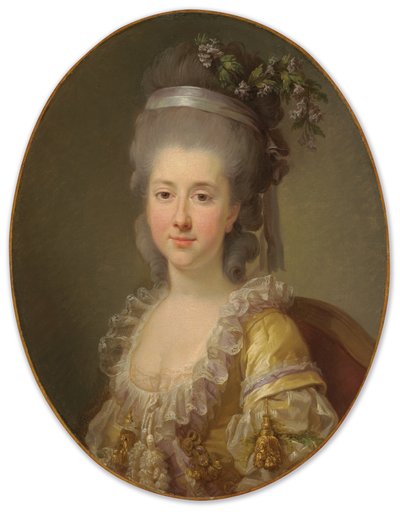 Portret van gravin Urszula Potocka, geboren Zamoyska door Elisabeth Louise Vigee Lebrun