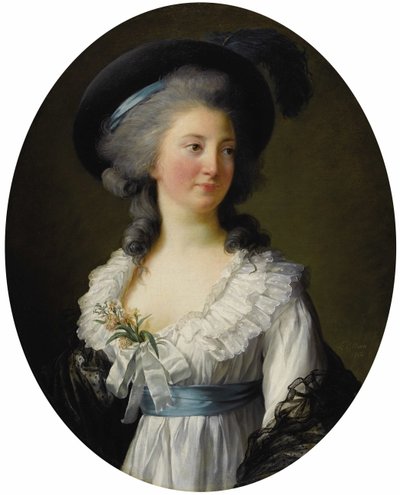 Portret van Prinses Elzbieta Izabela Lubomirska geboren Gravin Czartoryska 1736-1816 door Elisabeth Louise Vigee Lebrun