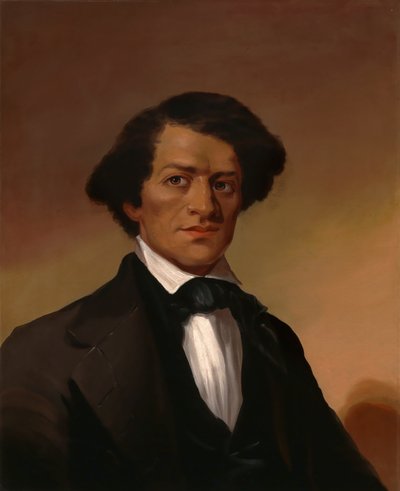 Frederick Douglass (1818 -1895), ca. 1845 (olieverf op doek) door Elisha (attr. to) Hammond