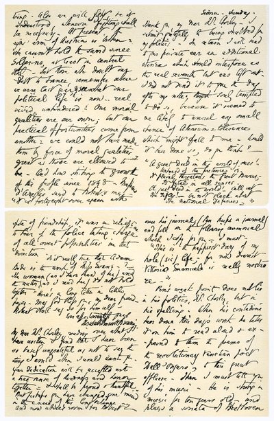 Brief van Elizabeth Barrett Browning aan Henry F Chorley, 1859 door Elizabeth Barrett