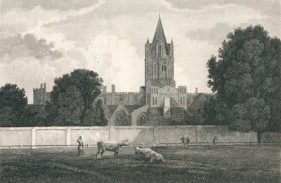 Christ Church Cathedral, Oxford, 1811 door Elizabeth Byrne