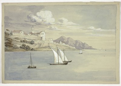 Portofino vanaf de Zee, Genua door Elizabeth Murray