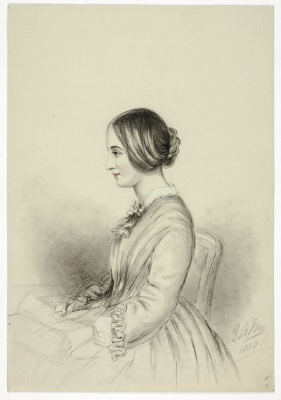 Portret van Selina (Quin) Markham door Elizabeth Murray