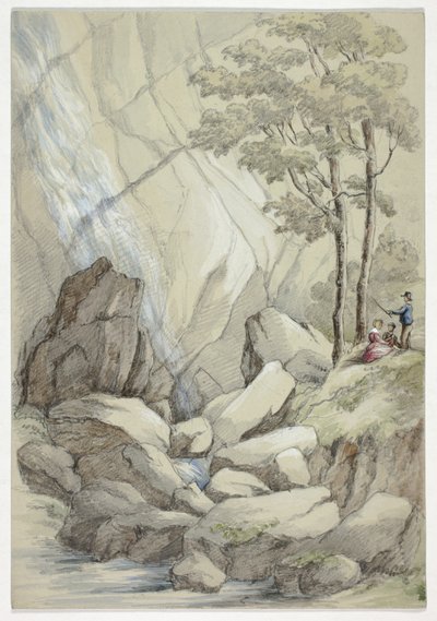 Powerscourt Waterval door Elizabeth Murray