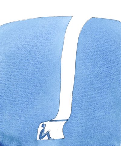 Een persoon die vastzit in immoraliteit, om zijn verlangens te bevredigen, is als een man die diep in de aarde leeft, in een kleine kelder met een valdeur door Elizabeth Wang