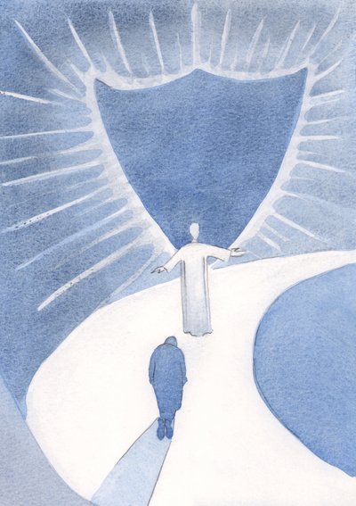 Christus is onze gids, die ons momenteel beschermt tegen het verblindende licht van de hemel en ons voorbereidt op glorie door Elizabeth Wang