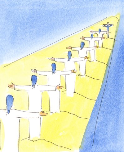 Sinds de tijd dat Christus Zijn leven voor zondaars aanbood, op Calvarie, en voor ons bad om vergeving door Elizabeth Wang