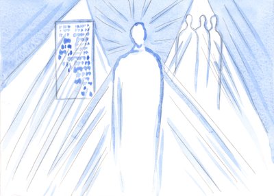 God, de bron van alle licht en wijsheid, voedt ons door woorden en leraren; maar in de Communie ontmoeten we de Goddelijke Zoon, de hele Persoon door Elizabeth Wang