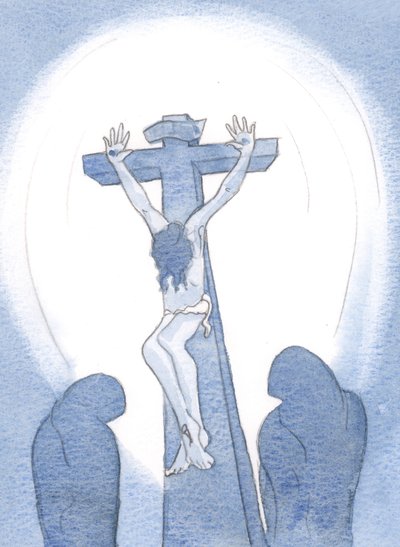 Ik zag dat Christus Zijn pijnen voor ons droeg, graag door Elizabeth Wang