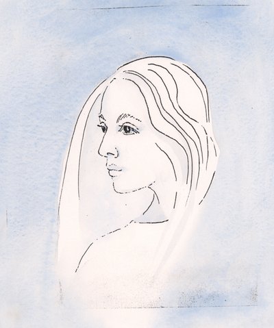 In de hemel deelt de Maagd Maria de zorg van haar zoon voor alles wat er op aarde gebeurt door Elizabeth Wang