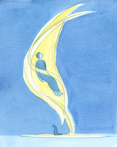 In contemplatie kunnen we worden vastgehouden alsof in een grote 