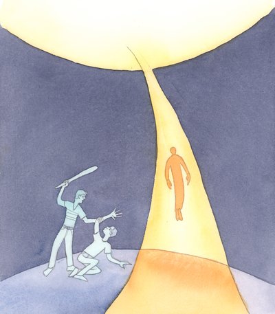 Het is de Heilige Geest, de Geest van Liefde, die zielen naar de hemel draagt wanneer we sterven door Elizabeth Wang
