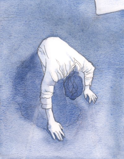 Jezus bidt in doodsangst tot zijn hemelse Vader in de Hof van Getsemane door Elizabeth Wang