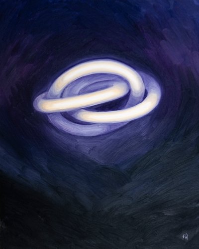 De Heilige Drie-eenheid leeft in de eeuwigheid, als een drievoudige ring van licht, glorie, eeuwige vreugde en verheffing door Elizabeth Wang