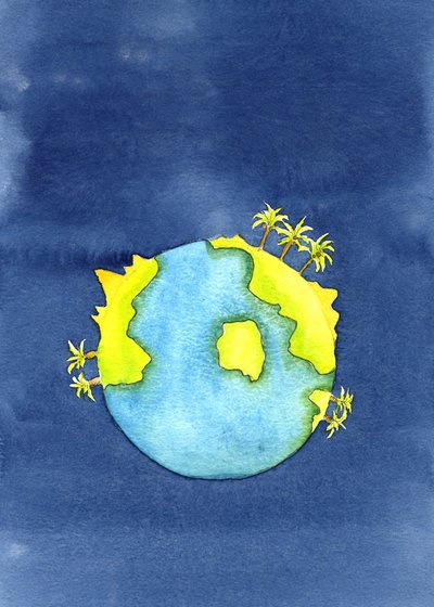 Het werk van Gods schepping, voordat hij mensen maakte door Elizabeth Wang