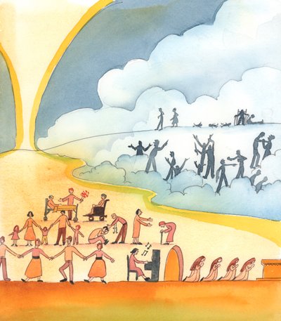 Waar genade uit de hemel wordt aanvaard, stroomt het over op aarde. Christenen moeten door hun liefdadigheid laten zien hoe het christendom is. door Elizabeth Wang