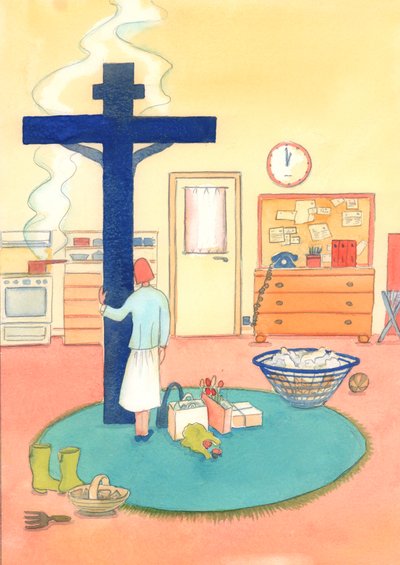 Wie Christus aanbidt tijdens de Mis en de hele dag in geest bij Hem wil blijven, kan de hele dag lof en dank aanbieden door Hem aan de Vader door Elizabeth Wang
