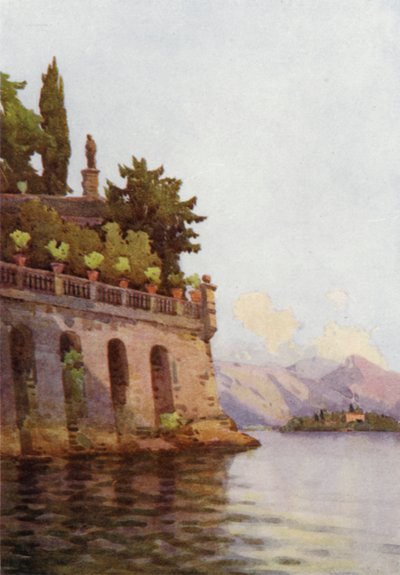 Een terrasmuur, Lago Maggiore door Ella Du Cane