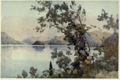 Avond, Lago di Como, Illustratie uit 
