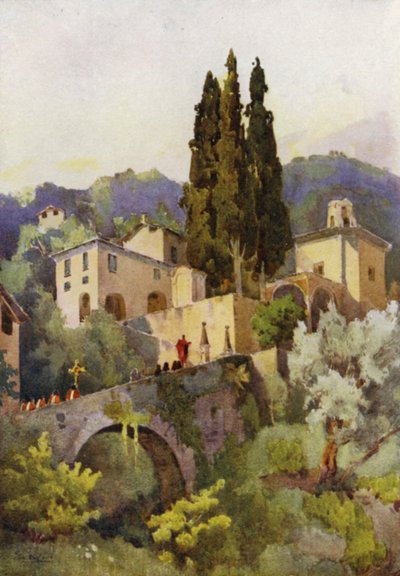 La Madonna della Pace, Lago di Como door Ella Du Cane