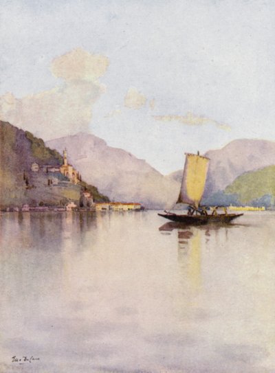 Morcote, Lago di Lugano door Ella Du Cane