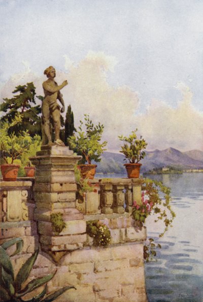 Terras, Isola Bella, Lago Maggiore door Ella Du Cane