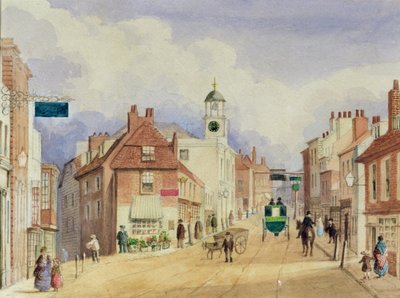 Croydon High Street, c.1850-55 door Ellen Keen